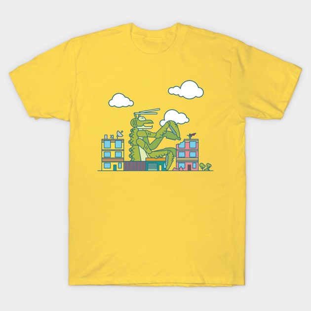 Giant Mantis T-Shirt by Mended Arrow